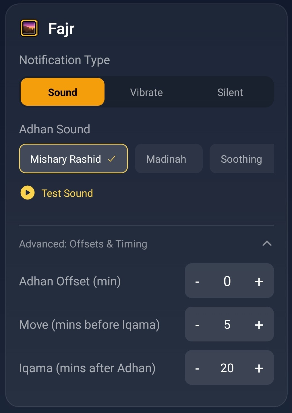 Notification Settings